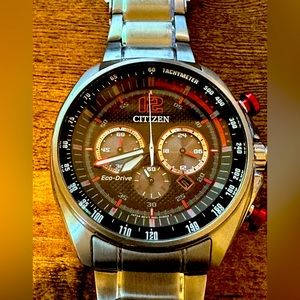 Stainless steel Citizen Echo Drive watch